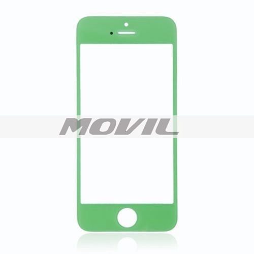 Colored Front Screen Repair LCD Glass Lens Outer Screen Replacement For iPhone 5 5G 5S green